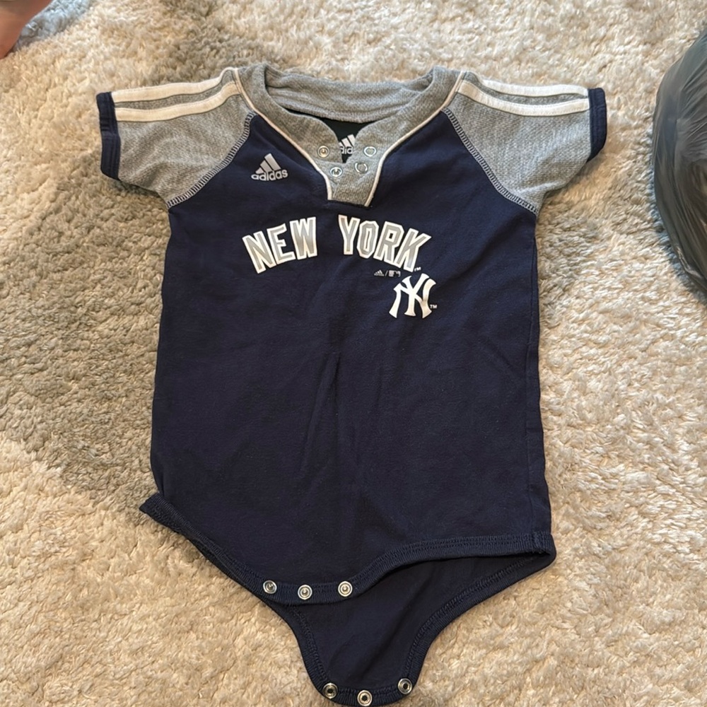 New York Yankees onesie